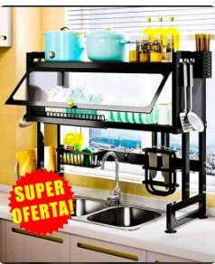 ¡Renueva tu cocina con el Escurridor Súper Premium 2 Niveles!